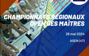 Championnat de France Maitres - 50m le dimanche 26 mai à Agen