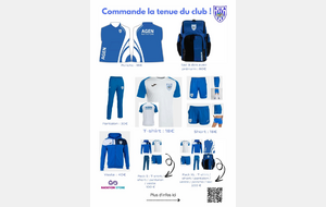 Tenues du club saison 2024-2025