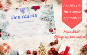 Bon cadeau fête de fin d'année