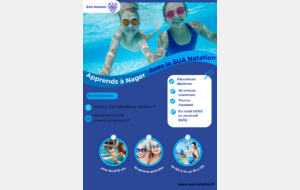 j'apprends à nager vacances de Février