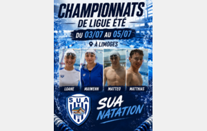 Championnats régionaux été U14 et +
