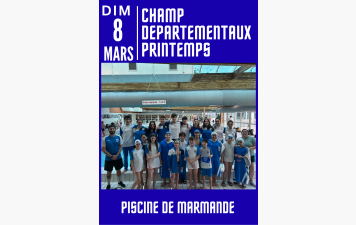 Championnats départementaux - 25m à Marmande