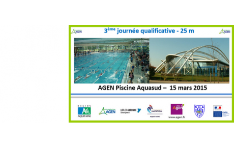 3e journée qualificative à Agen le 15 mars 2015