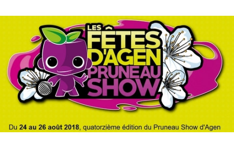 14e édition du pruneau show du 24 au 26 août