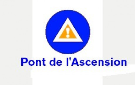 Pont de l'Ascension : pas d'entrainement du jeudi 30 mai au samedi 1er juin.