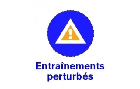 Entrainement suspendus samedi 25 mai