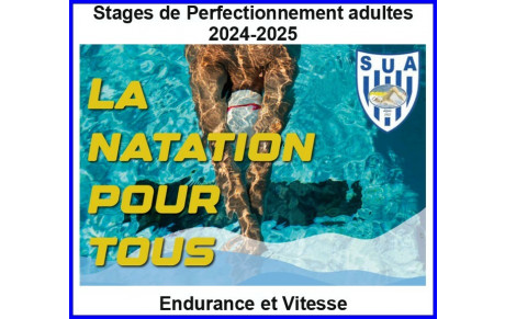 Stages de perfectionnement adultes 2024-2025