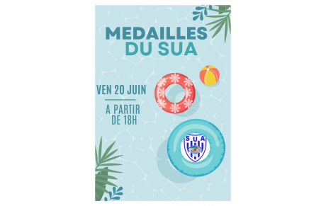 Résultats médailles d'été - vendredi 20 Juin