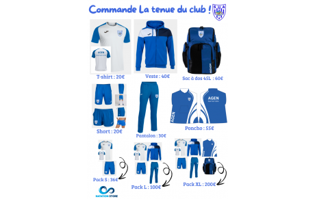 Tenues du club 2025-2026