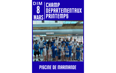 Championnats départementaux - 25m à Marmande