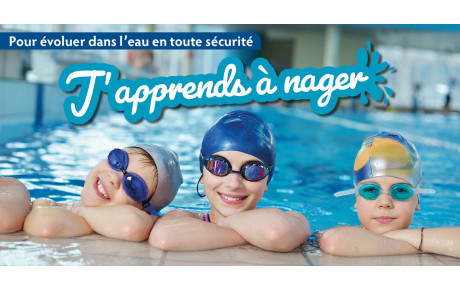 J'apprends à nager